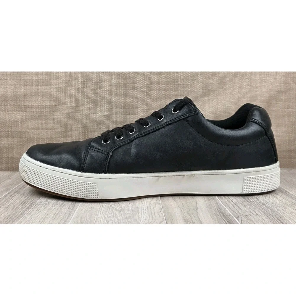 Propet Koda Men's Black Platform‎ Durocloud Walking Leather Sneakers Size 14